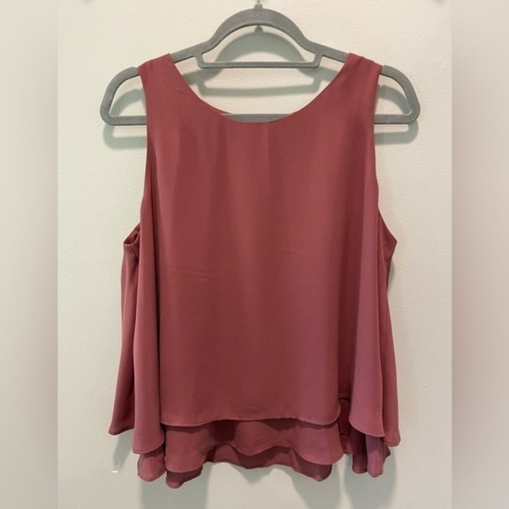 Loft Outlet Sleeveless Mauve Top | Women’s Size Large